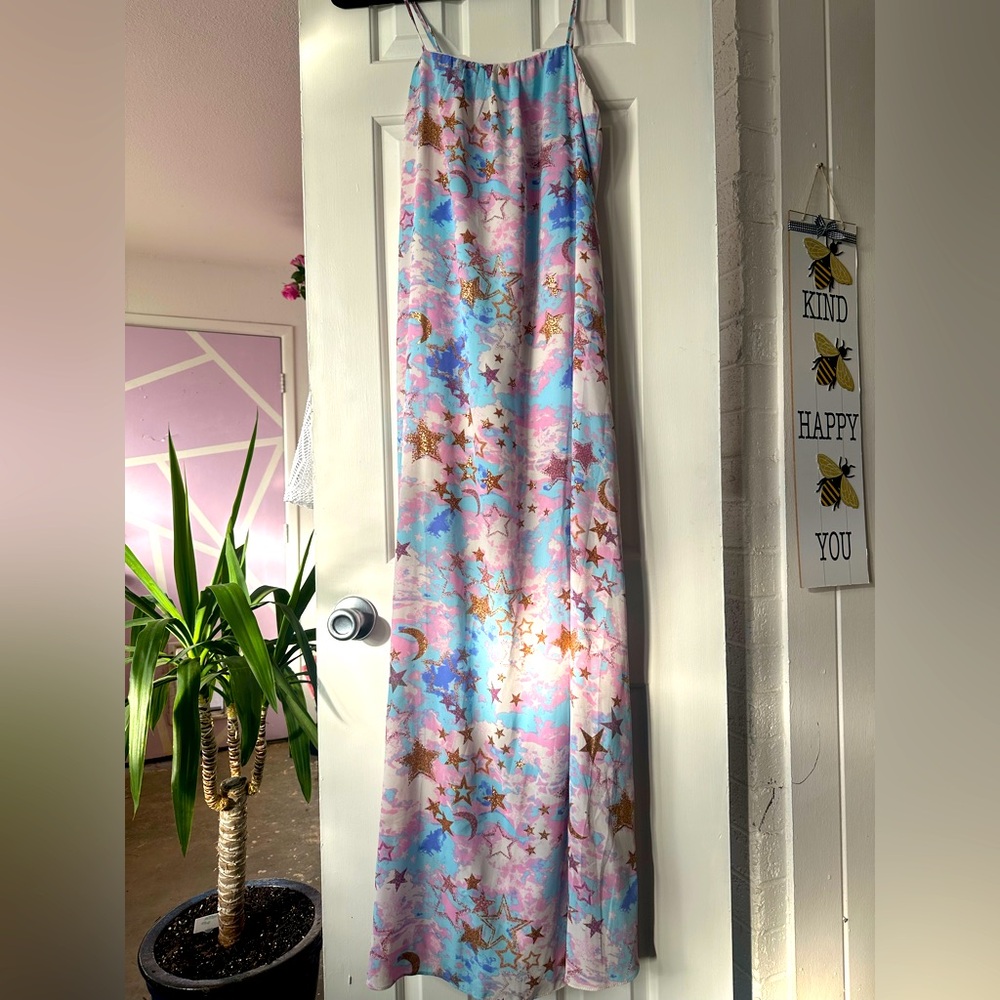 Colorful dress moon and stars ✨🌙